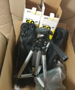 50 Inch Aluminum Camera Tripod for Canon, Nikon, Sony, Samsung, Olympus, Panasonic & Pentax + eCost Microfiber 45 71Fg3BFlSAL