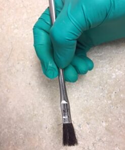 Fulton Acid Glue Applicator Brushes Made with Horse Hair Bristles | Tin Metal Tubular Ferrule Handle | Apply Grease Glue Oil Flux and Chemicals | Ideal for Home, School, and Workshop (144 Brushes) 144 15 71FgImwBVSL