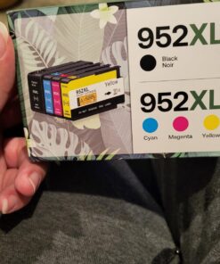 952 XL Ink Cartridge Replacement for HP 952 Ink Cartridges Black Cyan Magenta Yellow (4-Pack),Compatible for OfficeJet Pro 8710 8720 7740 8210 8715 7720 8702 8725 8740 8730 8700 8200 Printer 22 71FgNccoZFL