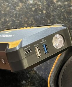 GOOLOO New GP2000 Jump Starter 2000A Car Starter Battery Pack (Up to 8.0L Gas, 6.0L Diesel Engine),12V Car Battery Charger Jumper Starter, Supersafe Portable Lithium Jump Box with USB Quick Charge yellow 33 71Fgk06UmpL