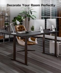Dripex Standing Desk, 63"/ 71" L Shaped Desk Adjustable Height, Electric Corner Stand Up Desk Large Home Office Desk Computer Workstation, Dual Motor Sit Stand Desk 4 Legs, Super Stable Black 71 x 43 inch 16 71FhXiJi7L