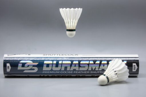 DURASMASH Excellent Grade Premium Goose Feather Badminton Shuttlecock Multi-Pack Master DS-50 [10Pack]