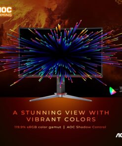 AOC C27G2Z 27" Curved Frameless Ultra-Fast Gaming Monitor, FHD 1080p, 0.5ms 240Hz, FreeSync, HDMI/DP/VGA, Height Adjustable, 3-Year Zero Dead Pixel Guarantee, Black, Xbox PS5 Switch 240Hz Low Latency 27" FHD Curved Screen 28 71FiGaAitL