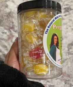 Preggie Pop Drops Plus Fortified with Vitamin B6 - Morning Sickness Relief Fortified with Vitamin B6. Preggie Pops for Relief for Pregnant Women Candy Drops. Sour Raspberry & Sour Lemon 48 Count Sour Raspberry and Sour Lemon 29 71FiLlwPsgL