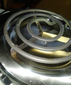 Elite Gourmet ESB-300X Single Countertop Coiled Burner, 1000 Watts Electric Hot Plate, Temperature Controls, Power Indicator Lights, Easy to Clean, Black 26 71FifinEilL