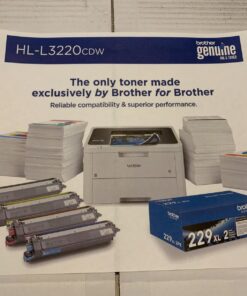 Brother HL-L3220CDW Wireless Compact Digital Color Printer with Laser Quality Output, Duplex and Mobile Device Printing | Includes 4 Month Refresh Subscription Trial¹, Amazon Dash Replenishment Ready New: HL-L3220CDW Adds Two-sided printing (Duplex) 66 71Fj7f9nl6L