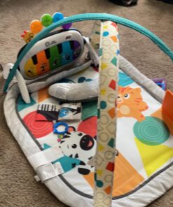 Baby Einstein 4-in-1 Kickin' Tunes Music and Language Play Gym and Piano Tummy Time Activity Mat Kickin Tunes 4-in-1 Mat 34 71FkRoUmeoL