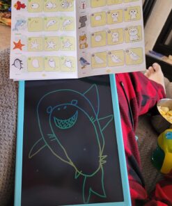 KOKODI LCD Writing Tablet, 10 Inch Colorful Toddler Doodle Board Drawing Tablet, Erasable Reusable Electronic Drawing Pads, Educational and Learning Toy for 3-6 Years Old Boy and Girls Blue 10in 29 71FkZrUXUWL