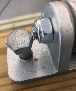 Jungle Gym Kingdom Swing Set Hangers - 2 Heavy Duty Brackets with Locking Snap Hooks for Porch, Patio, Playground - Indoor/Outdoor Hardware & Accessories 2 pack hangers 50 71Fkk XeQNL 1