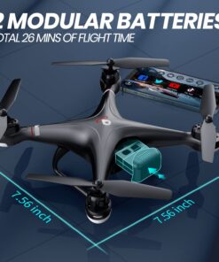 Holy Stone GPS Drone with 1080P HD Camera FPV Live Video for Adults and Kids, Quadcopter HS110G Upgraded Version, 2 Batteries, Altitude Hold, Follow Me and Auto Return, Easy to Use for Beginner 110G Drone 39 71FksAf8XL