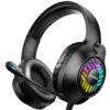 OLANRUN Gaming Headset, Stereo PS5 Headset PS4 Headset Xbox One Headset PC Headset, 9 Colors RBG Gaming Headphones with Mute Microphone for PC, PS4, PS5, Xbox, Switch (Black) 18 71FlBmTynoL