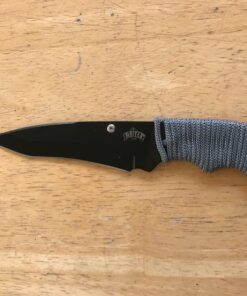 Master USA MU-1119GC Tactical Neck Knife, Black Blade, Cord-Wrapped Steel Handle, 6.75-Inch Overall, Grey Camo 38 71FlDl0MVL