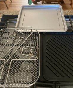 Emeril Lagasse 26 QT Extra Large Air Fryer, Convection Toaster Oven with French Doors, Stainless Steel 33 71FlYpuIqSL