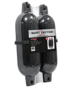 Extreme Max 3006.7204 BoatTector Inflatable Fender Value 2-Pack - 6.5" x 22", Black 6.5" x 22" 19 71Flbk8vLsL