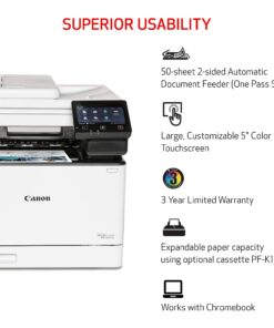 Canon® imageCLASS® MF753Cdw Wireless Laser All-In-One Color Printer 67 71FlxrRe8uL