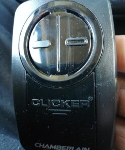 Chamberlain KLIK5U-BK2 Clicker 2-Button Garage Door Opener Remote with Visor Clip, Black Pack of 1 40 71Fm qqe9HL