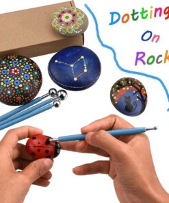 Evwoge 4pcs Ball Repairing Stick Embossing Stylus Modelling Dotting Sculpting Tools Double Ended Cake Decoration Tools, Ball Caulking Finisher Ceramic Tile Glue Gap Scraping Tool 13 71FmLdtgnhL