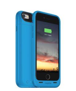 mophie juice pack air - Slim Protective Mobile Battery Pack Case for iPhone 6/6s - Blue Standard Packaging 12 71FmaMbcK9L