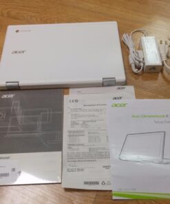 Acer Chromebook R 11 Convertible, 11.6-Inch HD Touch, Intel Celeron N3150, 4GB DDR3L, 32GB, CB5-132T-C1LK, Denim White 45 71FmxG toTL