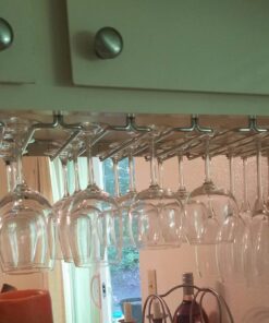Organize It All Large Chrome Stemware Holder - 1876W 46 71FnjS4nPqL