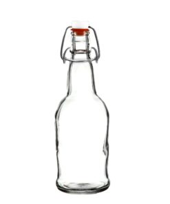 Cherry Blossom Hardware Easy Cap Beer Bottles - Kombucha Bottles - 16 oz. - Clear flip top 12 pack - EZ Cap - Original Bottles (12, Clear Mason Jar Bottles) 11 71FntNAWkEL
