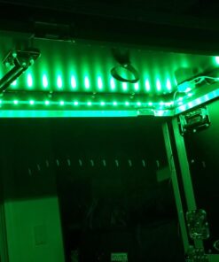 SUPERNIGHT LED Strip Light, 2835 SMD RGB Multi-Color Changing Lights, 16.4ft 300 LEDs Rope with IR Remote Controller, 12V Power Supply for Bedroom, TV-Back Lighting, Halloween, Christmas 2835RGB 24Keys 71 71Fo5WYppBL