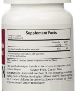 Cardiovascular Research Ferritin Maximum Absorption Iron Supplement 1-Pack, 01-Cream,60 Capsules 5 71FoWUhiiCL