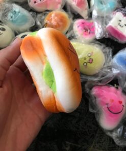 Huastyle 20pcs Squishies Toys Random Jumbo Medium Mini Slow Rising Kawaii Squishy Cake/Panda/Bread/Buns Phone Straps for Kids Stocking Stuffers Treasure Box Prizes Classroom 56 71FoXoO7WiL