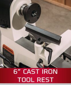 JET 10" x 15" Woodworking Lathe, 1/2 HP, 1Ph 115V (JWL-1015) Wood Working Lathe 12 71FpFGpDHGS