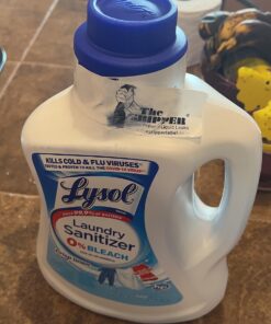 Lysol Laundry Sanitizer Additive, Bacteria-Causing Laundry Odor Eliminator, 0% Bleach Laundry Sanitizer, color, , 90 Fl Oz Crisp Linen 28 71FpKViELpL