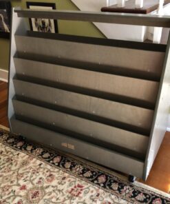 ECR4Kids Double-Sided Mobile Book Display, Classroom Bookshelf, Grey Wash 30 71FpNz9GULL