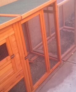 TRIXIE Pet Products Chicken Coop with Outdoor Run, 66.75 x 30.25 x 41.25 inches 66.8"L x 30.3"W x 41.3"H 71 71FqqM2c9KL