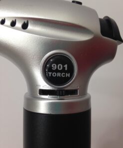 TBTEEK Butane Torch, Kitchen Torch Cooking Torch with Safety Lock & Adjustable Flame for Cooking, BBQ, Baking, Brulee, Creme, DIY Soldering(Butane Not Included) Silver 48 71FrHIWCt8L 1
