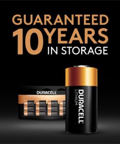 Duracell CR123A 3V Lithium Battery, 12 Count Pack, 123 3 Volt High Power Lithium Battery, Long-Lasting for Home Safety and Security Devices, High-Intensity Flashlights, and Home Automation 15 71Frw8sIJYL
