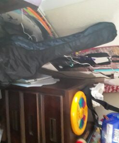 Best Choice Products 38in Beginner All Wood Acoustic Guitar Starter Kit w/Gig Bag, Digital Tuner, 6 Celluloid Picks, Nylon Strings, Capo, Cloth, Strap w/Pick Holder - Pink 41 71FrwzDzhL