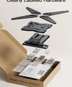 PERLESMITH Full Motion TV Wall Mount for 26-60 Inch TVs, UL-Listed TV Mount with Articulating Arms Swivels Tilt Extension - Wall Mount TV Brackets VESA 400x400 Fits LED LCD OLED 4K TVs Up to 70 lbs 33 71FsV61YGzL