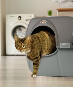 Alternative view of Omega Paw Self-Cleaning Litter Box, Pewter