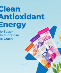 Pureboost Clean Energy Drink Mix + Immune System Support. Sugar-Free Energy with B12, Multivitamins, Antioxidants, Electrolytes (Combo Pack, 30 Stick Packs) Combo Pack 21 71FsotKHxpL