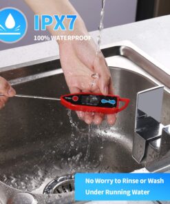 Alternative view of Yacumama Digital Water Thermometer for Liquid, Candle, Instant Read with Waterproof for Food, Meat, Milk, Long Probe
