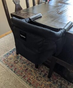 Inglesina Fast Table Chair - Award-Winning Baby High Chair for Eating & Dining - Compact, Portable & Foldable - Leaves No Scratches - for Babies 6-36 Months & 1-3 Year Old Toddler - Black 42 71FuKbEB cL