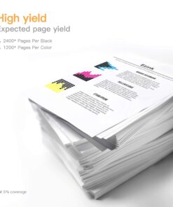 Alternative view of E-Z Ink (TM Compatible Ink Cartridge Replacement for Brother LC20E XXL for use with MFC-J985DW, MFC-J775DW, MFC-J5920DW, MFC-J985DWXL, MFC-J775DWXL(4 Black, 2 Cyan, 2 Magenta, 2 Yellow, 10 Pack)