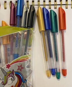 Flair Xtra Sparkle Glitter Gel 10 Colours Xtra Sparkle Gel Pen 28 71FuTSqeZAL