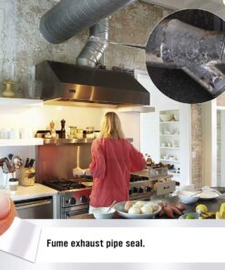 HVAC Tape, Aluminum Tape, 4mil 2 in x 66ft, foil Tape for ductwork, for Metal Repair Insulation Tape, (Silver) 2"-4 mil-20m 11 71FuZ1mSCLL