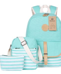 Alternative view of Bluboon Bookbags School Backpack Laptop Schoolbag for Teens Girls High School Water Bule 3 in 1