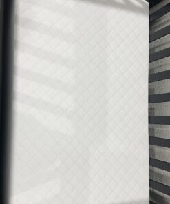 Dream On Me Holly 3” Fiber Portable, Greenguard Gold Certified, Waterproof Vinyl Cover, Lightweight Mini Crib Mattress, White 36 71Fv8fwlqpL