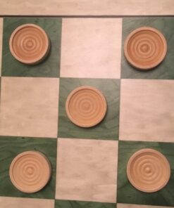 WE Games Checkers Pieces Only, Wooden Checker Board Game Pieces, 24 Red and Black Stackable Player Pieces with a Drawstring Storage Bag, 1.5 Inch Diameter Carved Versatile Backgammon Game Pieces 27 71FvFOrnCL