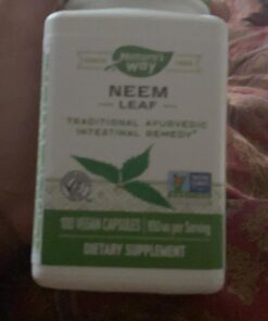 Nature's Way Herbal Neem Leaf, Traditional Ayurvedic Intestinal Remedy*, 100 Vegan Capsules 38 71FvKr4KCLL