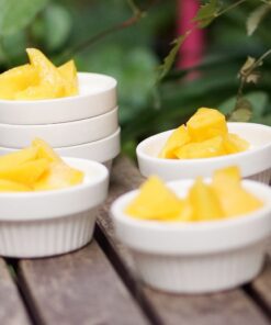 Cinf White Porcelain 4 oz. Ramekins Pudding Bowls Dishes Cup for Baking- Set of 6,Oven,Microwave,Freezer and Dishwasher Safe Ivory White 3.5 oz 14 71FvmM9afAL