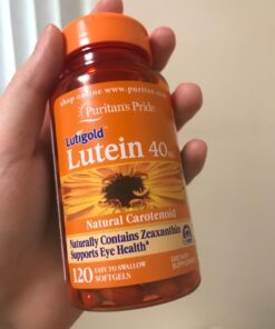 Puritan's Pride Lutein 40 Mg With Zeaxanthin Softgels, 120 Count 120 Count (Pack of 1) 21 71Fw4Il7PvL