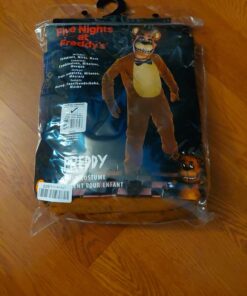 Rubie's Five Nights Child's Value-Priced at Freddy's Freddy Costume, Large, Brown 34 71FwaFPljaL 1